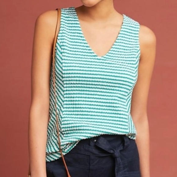 Anthropologie Maeve Franconia Striped Top - Picture 1 of 5